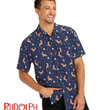 Men's Rudolph Button Down Shirt
