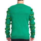 Men's Gaudy Garland Ugly Christmas Sweater