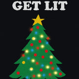 Women's Get Lit Light Up Plus Size Ugly Christmas Sweater