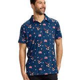 Men's 8-Bit Eagle Performance Polo