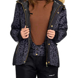 Women's Midnight Leopard Snow Jacket