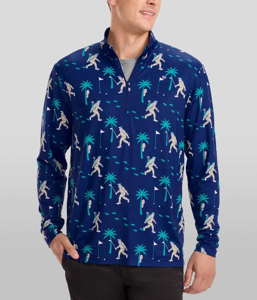 Men's Bigfoot Bogey Golf Quarter Zip Pullover