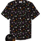 Men's Black Magic Button Down Shirt