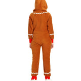 Girl's Gingerbread Jumpsuit