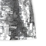 Silver Disc Sequin Skirt
