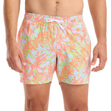 Leaf Luster Stretch Swim Trunks - 6" Inseam