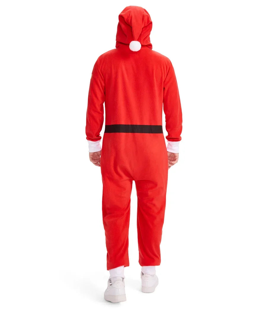 Men's Santa Jumpsuit With Fur
