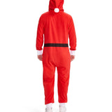 Men's Santa Jumpsuit With Fur