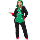 Women's Christmas Tree Toss Game Jumpsuit