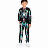 Boy's Iridescent Skeleton Costume
