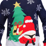 Men's Winter Whale Tail Ugly Christmas Sweater