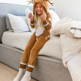 Matching Rudolph Family Jumpsuits