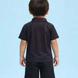 Toddler Boy's Tuxedo Golf Polo
