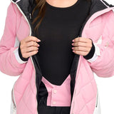 Women's Powder Pink Snow Jacket