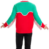 Men's Christmas Cowboy Cardigan Sweater