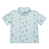 Toddler Boy's Golf Cart Gator Golf Polo