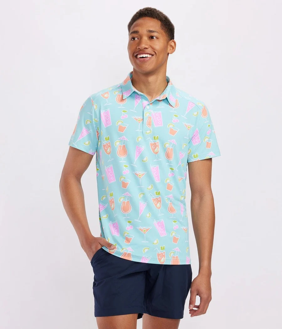 Men's Cocktail Caddy Pickleball Shirt