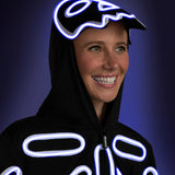 Women's Neon LED Light Up Skeleton Costume