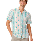 Men's Shark Snack Linen Cabana Shirt