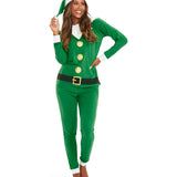 Women's Elf Crew Neck Pajama Set