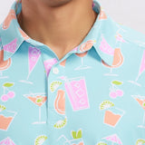 Men's Cocktail Caddy Pickleball Shirt