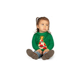 Baby Girl's Pizza Tree Ugly Christmas Sweater