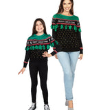 Matching Christmas Tree Tassel Family Christmas Sweaters