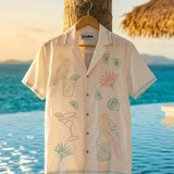 Men's Tequilin' Time Linen Cabana Shirt