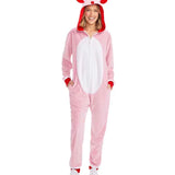 Women's Pink Rudolph Jumpsuit