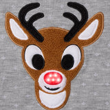 Men's Rudolph Light Up Ugly Christmas Sweater