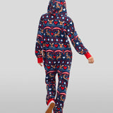 Women's Soaring Rudolph Christmas Jumpsuit