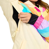 Women's Retro Rainbow Snow Jacket