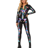 Iridescent Skeleton Bodysuit Costume