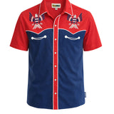 Men’s Freedom Flies Western Button Down Shirt