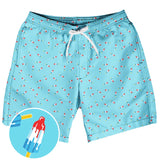 Patriotic Pops Stretch Swim Trunks - 7.5" Inseam