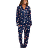 Women's Rudolph Lapel Pajama Set