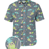 Men's Peace Out Pineapple Hawaiian Shirt