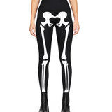 Skeleton High Waisted Leggings