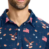 Men's 8-Bit Eagle Performance Polo