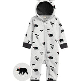 Toddler Boy's Beary Christmas Jumpsuit