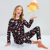 Women's Black Magic Halloween Pajama Set