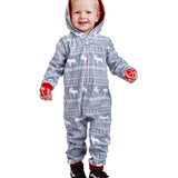 Baby / Toddler Grey Moose Jumpsuit