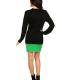 Women's Christmas Tree Sweater Dress