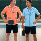 Men's Dumb Blue Tuxedo Pickleball Shirt