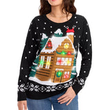 Women's Light Show Light Up Ugly Christmas Sweater