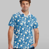 Men's Blue Botanics Golf Polo