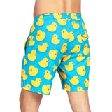 Rubber Ducky Stretch Swim Trunks - 7.5" Inseam