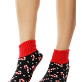 Candy Cane Lane Slipper Socks