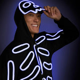 Matching Neon LED Skeleton Couples Costumes