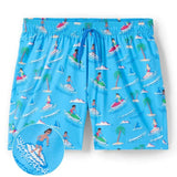Aquaholic Stretch Swim Trunks - 6" Inseam